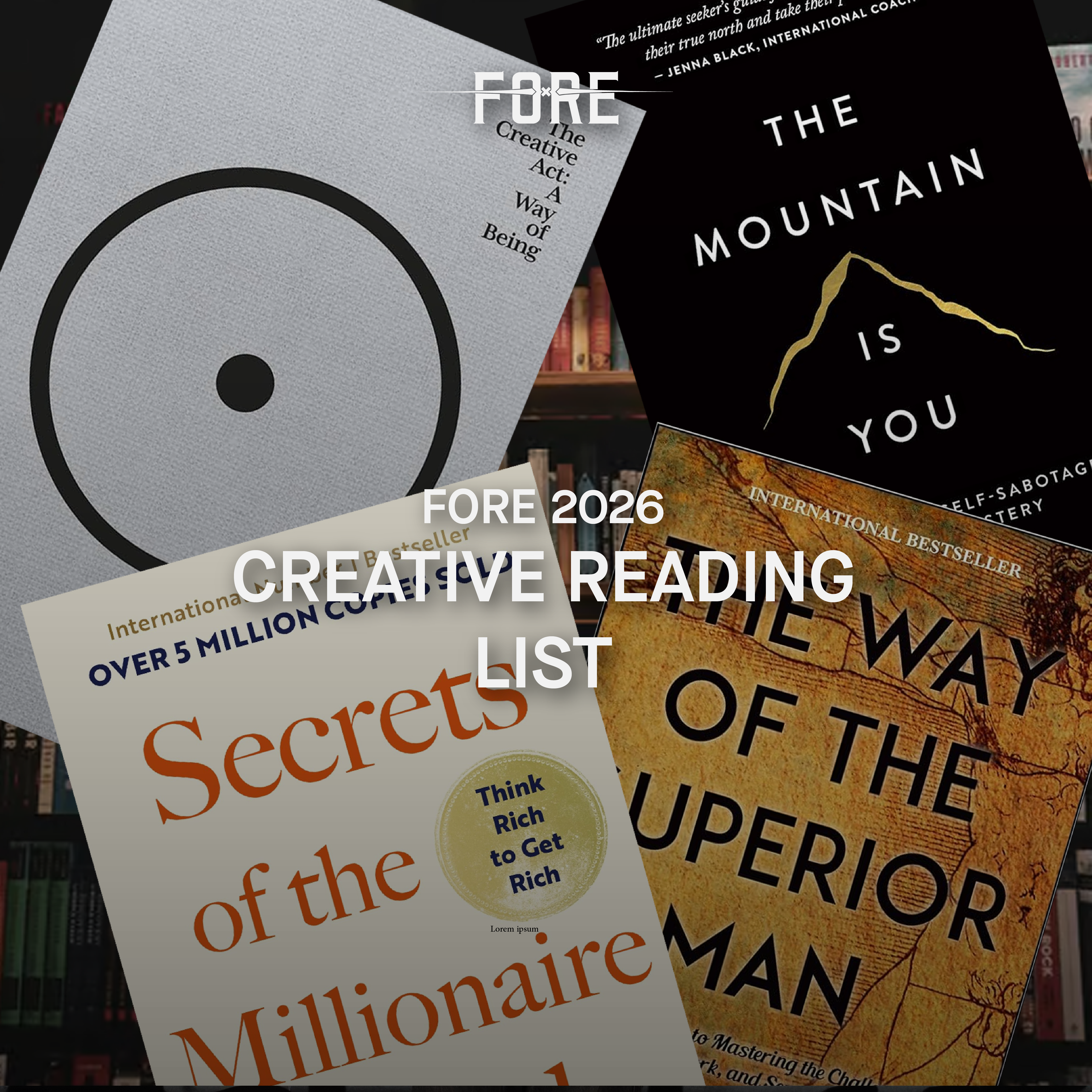 FORE'S 2026 CREATIVE READING LIST